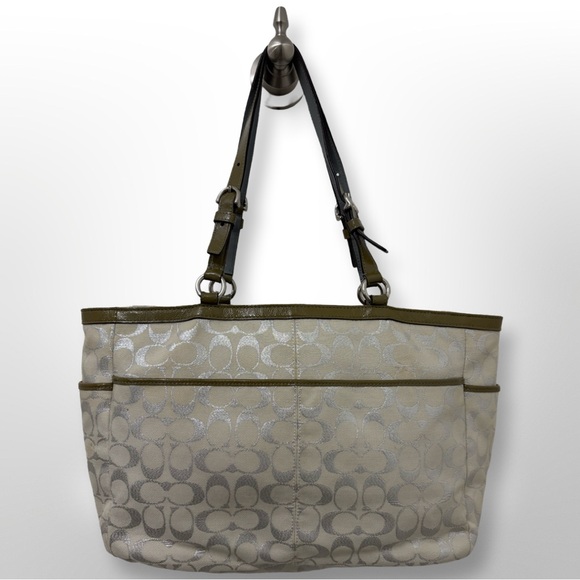 Coach Gallery Lurex East/West Tote - Picture 3 of 12